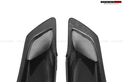 DarwinPRO 2017-2023 McLaren 720s Dry Carbon Fiber Rear Trunk Air Intake Vents Replacement