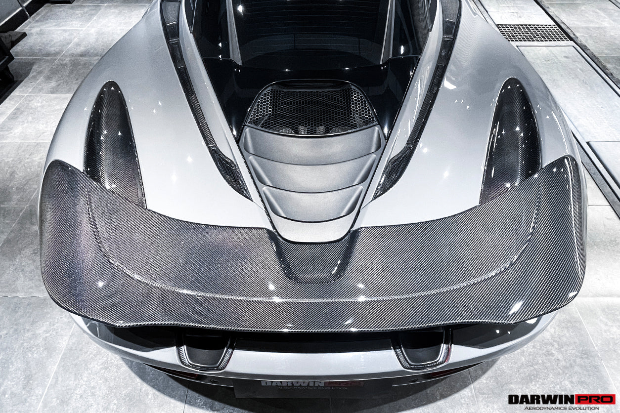 DarwinPRO 2017-2023 McLaren 720s Dry Carbon Fiber Rear Trunk Air Intake Vents Replacement
