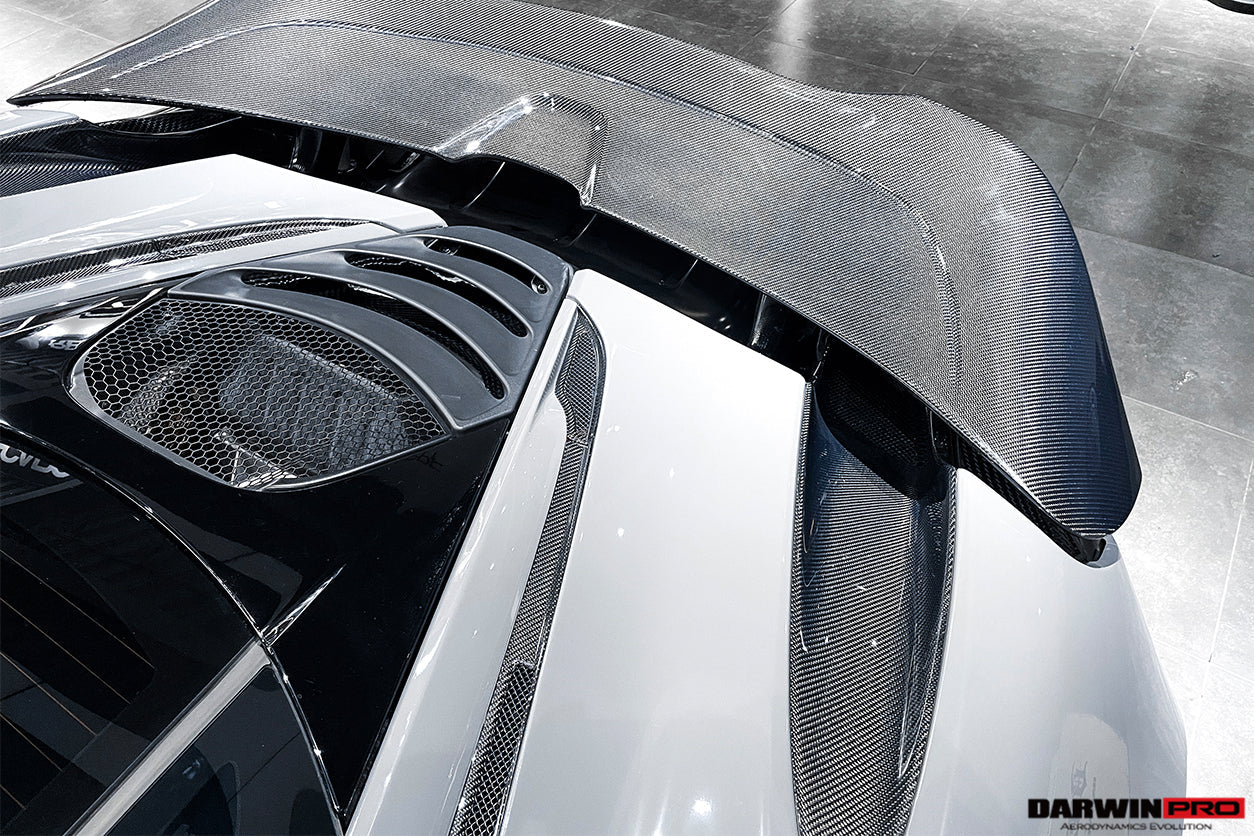 DarwinPRO 2017-2023 McLaren 720s Dry Carbon Fiber Rear Trunk Air Intake Vents Replacement