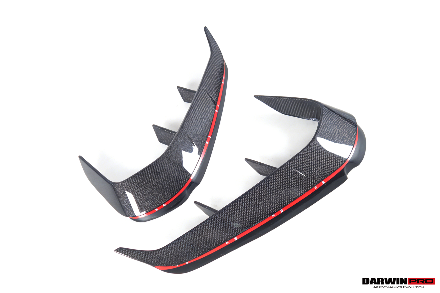 DarwinPRO 2019-UP McLaren GT BKSS Design Carbon Fiber Quarter Panel Side Scoops | Fits GT, GTS