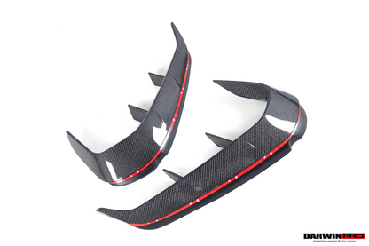 DarwinPRO 2019-UP McLaren GT BKSS Design Carbon Fiber Quarter Panel Side Scoops | Fits GT, GTS