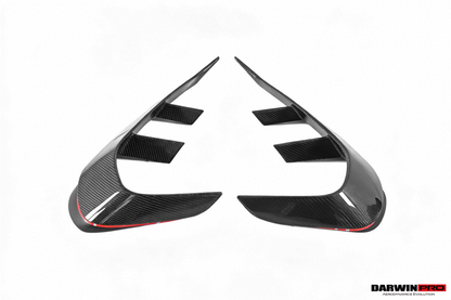 DarwinPRO 2019-UP McLaren GT BKSS Design Carbon Fiber Quarter Panel Side Scoops | Fits GT, GTS