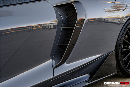 DarwinPRO 2019-UP McLaren GT BKSS Design Carbon Fiber Quarter Panel Side Scoops | Fits GT, GTS