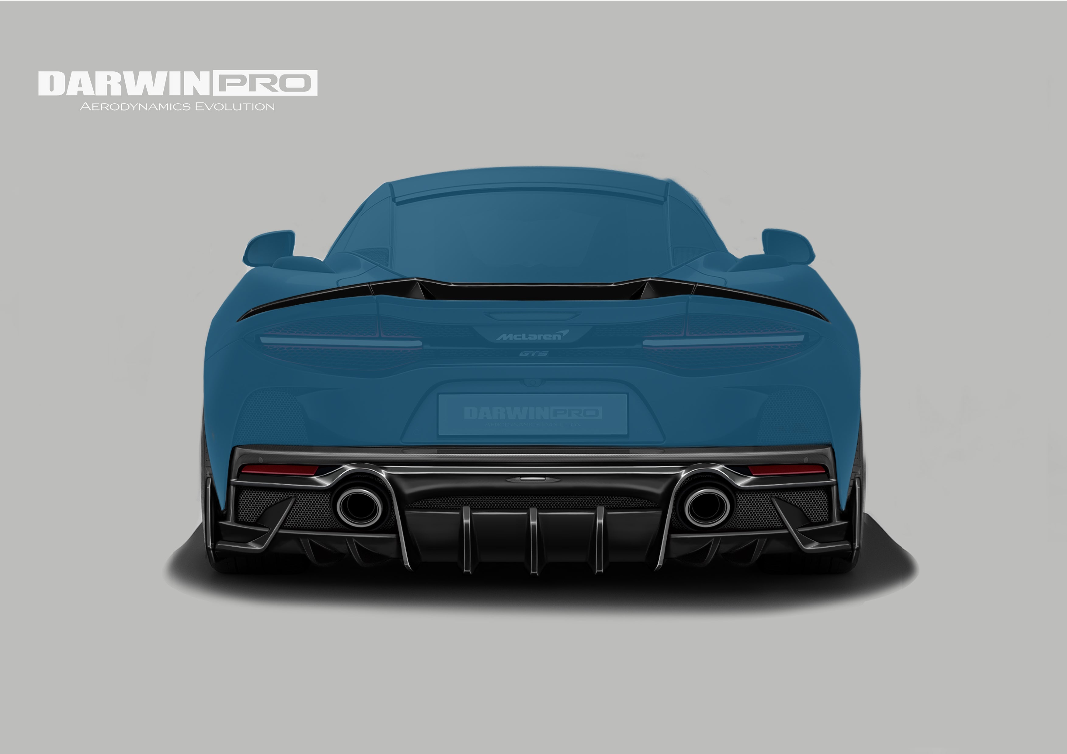 DarwinPRO 2019-UP McLaren GT BKSS Design Carbon Fiber Trunk Spoiler | Fits GT, GTS