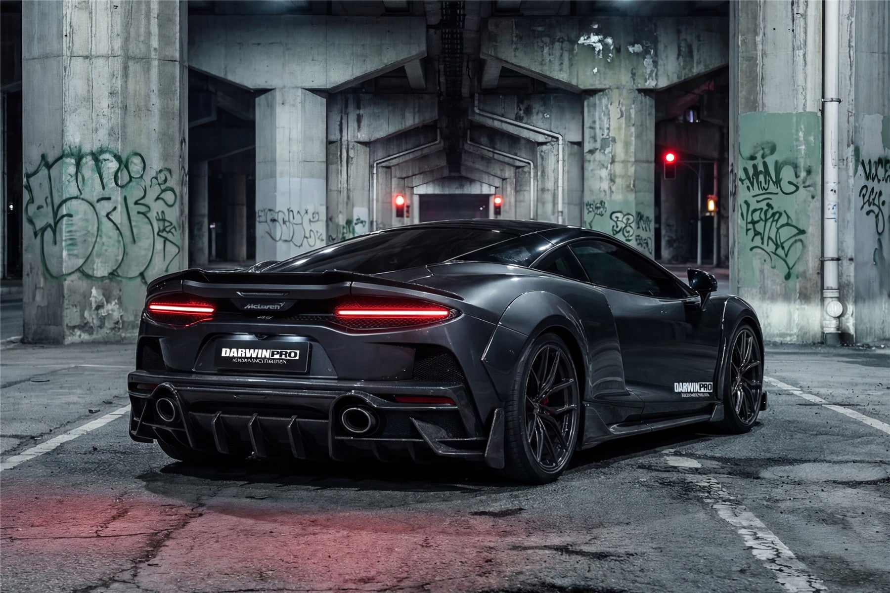 DarwinPRO 2019-UP McLaren GT BKSS Design Carbon Fiber Trunk Spoiler | Fits GT, GTS
