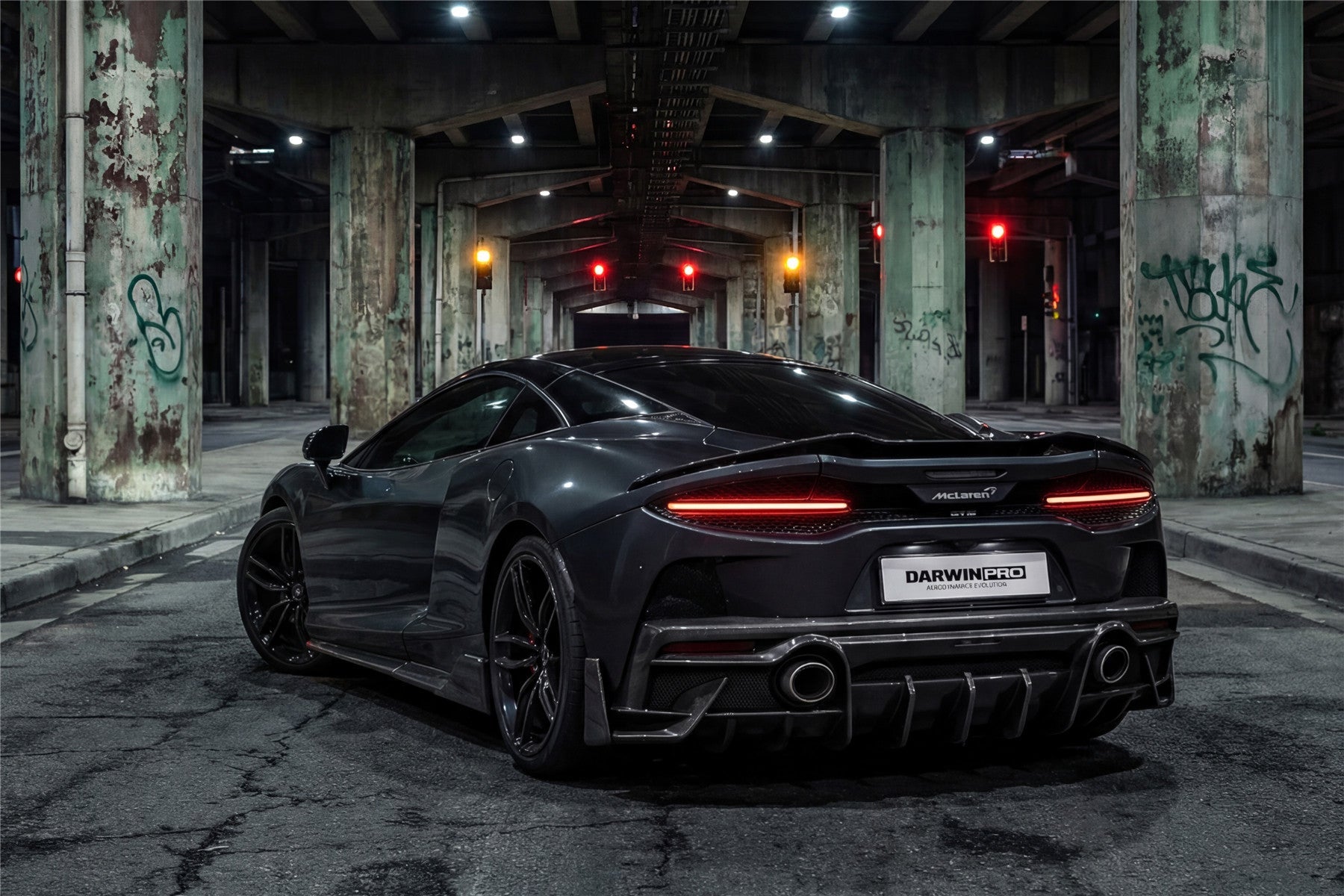DarwinPRO 2019-UP McLaren GT BKSS Design Carbon Fiber Trunk Spoiler | Fits GT, GTS