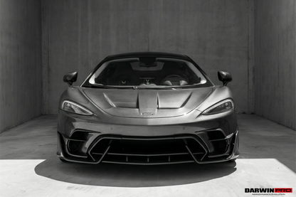 DarwinPRO 2019-UP McLaren GT BKSS Design Carbon Fiber Front Bumper Vents Canards | Fits GT, GTS