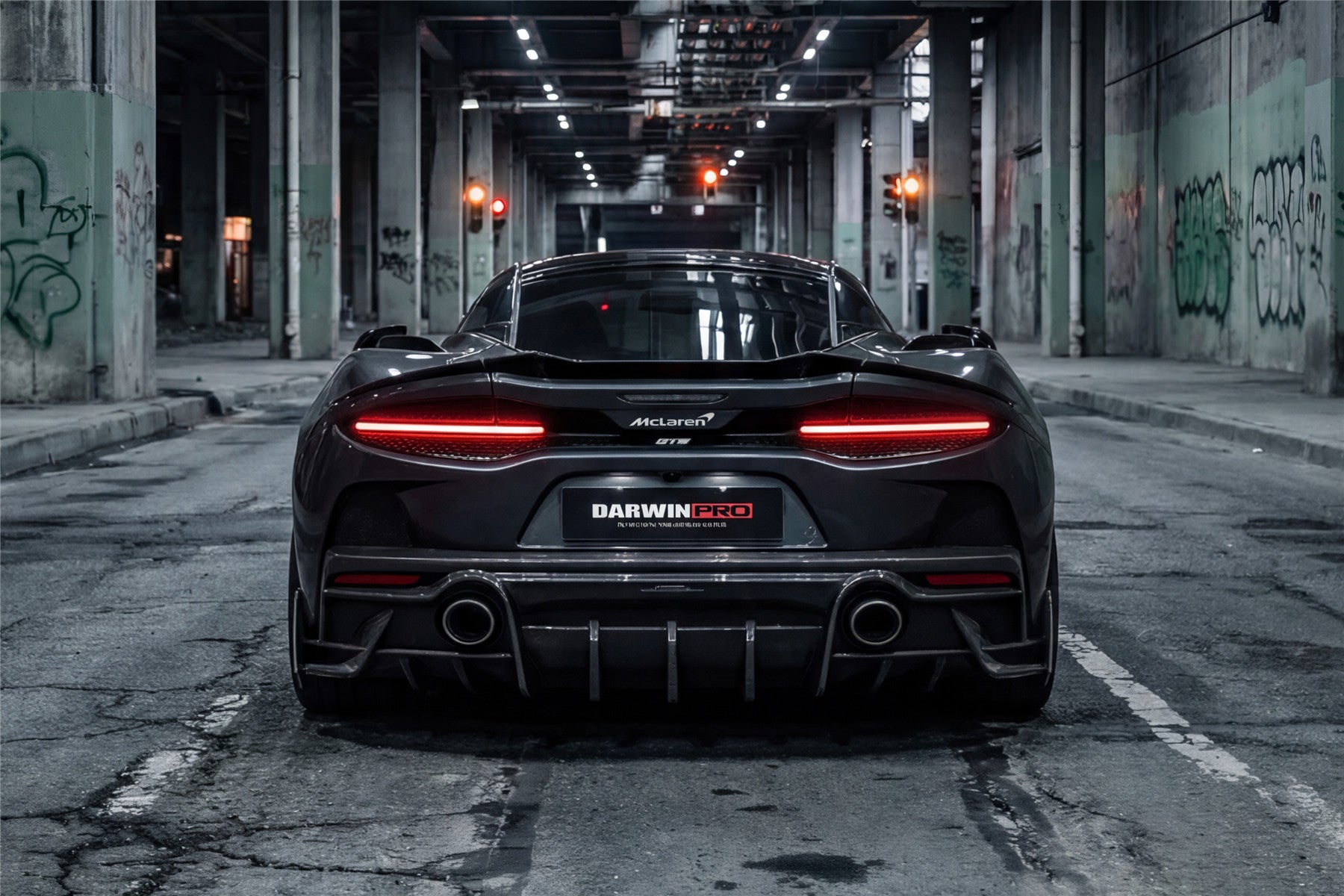 DarwinPRO 2019-UP McLaren GT BKSS Design Carbon Fiber Trunk Spoiler | Fits GT, GTS