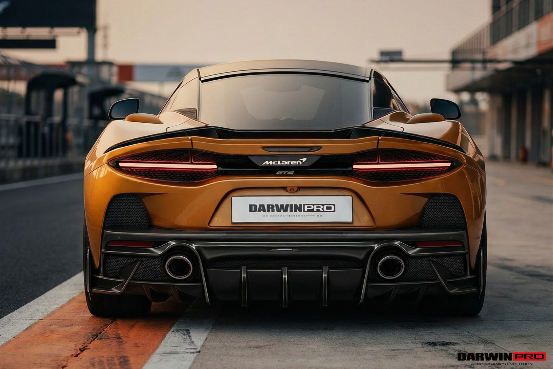 DarwinPRO 2019-UP McLaren GT BKSS Design Carbon Fiber Trunk Spoiler | Fits GT, GTS