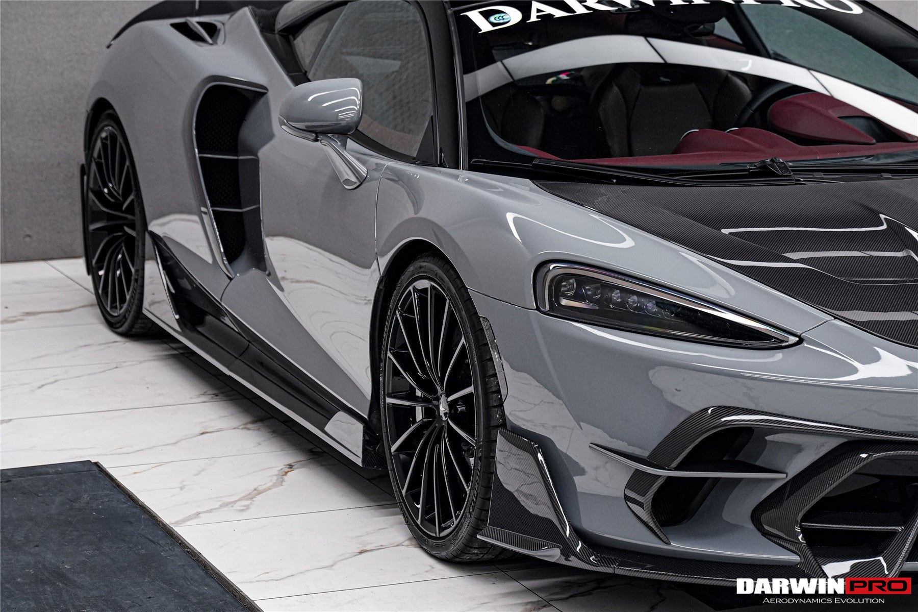 DarwinPRO 2019-UP McLaren GT BKSS Design Carbon Fiber Side Skirts | Fits GT, GTS