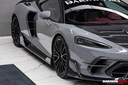 DarwinPRO 2019-UP McLaren GT BKSS Design Carbon Fiber Side Skirts | Fits GT, GTS