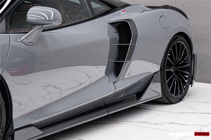 DarwinPRO 2019-UP McLaren GT BKSS Design Carbon Fiber Side Skirts | Fits GT, GTS