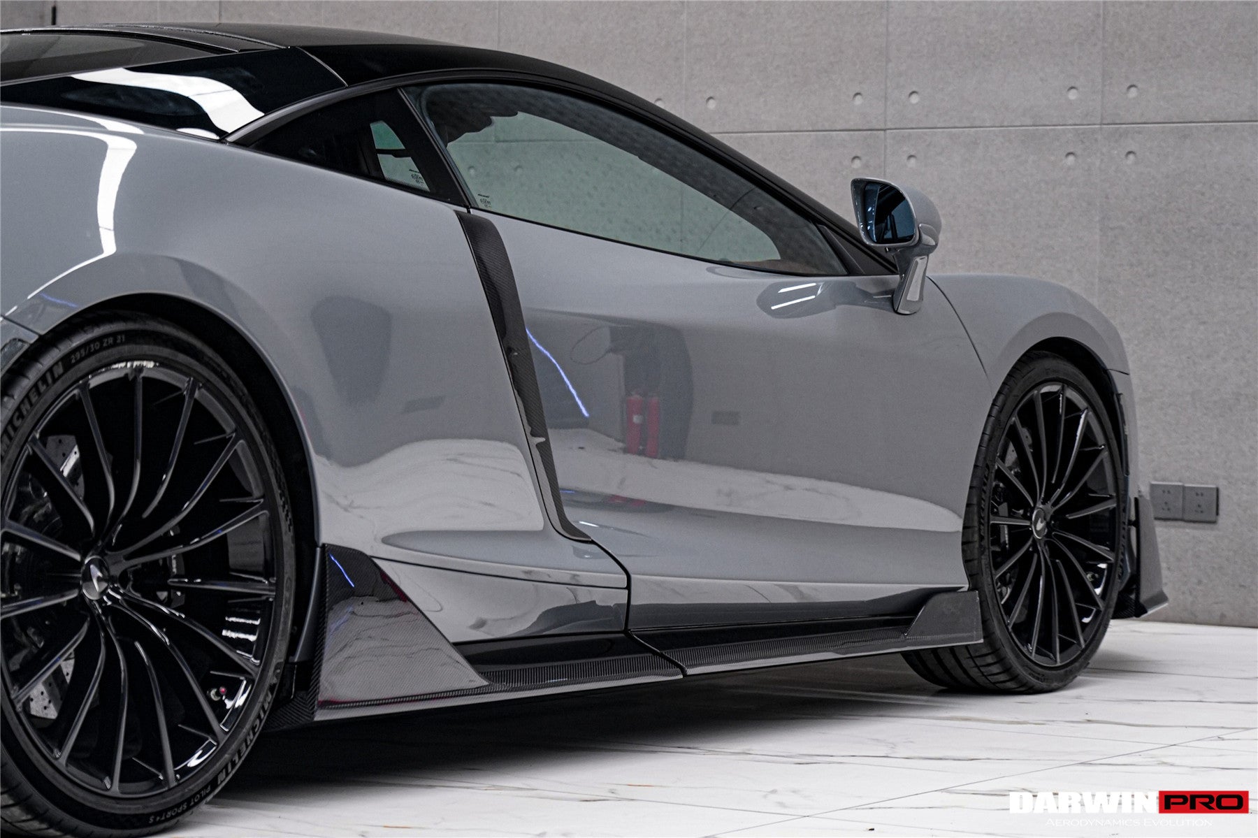 DarwinPRO 2019-UP McLaren GT BKSS Design Carbon Fiber Side Skirts | Fits GT, GTS