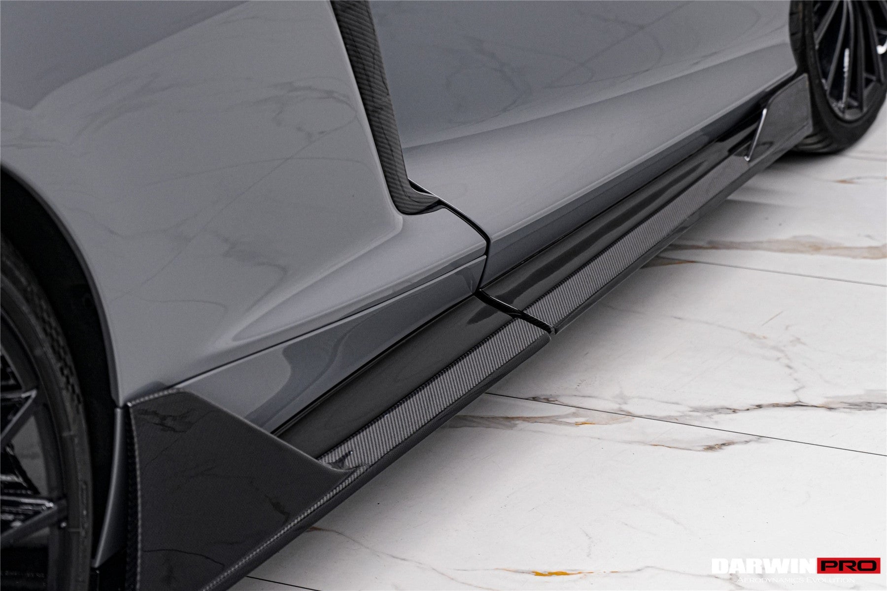 DarwinPRO 2019-UP McLaren GT BKSS Design Carbon Fiber Side Skirts | Fits GT, GTS