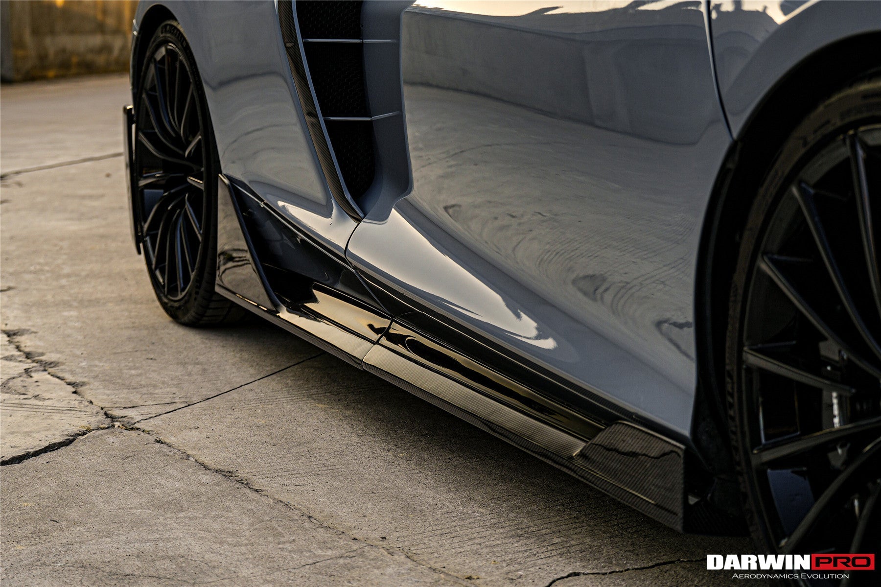 DarwinPRO 2019-UP McLaren GT BKSS Design Carbon Fiber Side Skirts | Fits GT, GTS