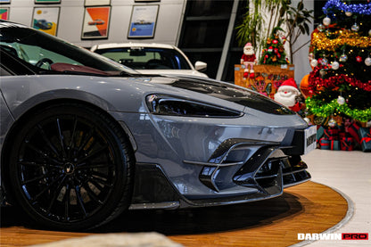 DarwinPRO 2019-UP McLaren GT BKSS Design Carbon Fiber Front Lip | Fits GT, GTS