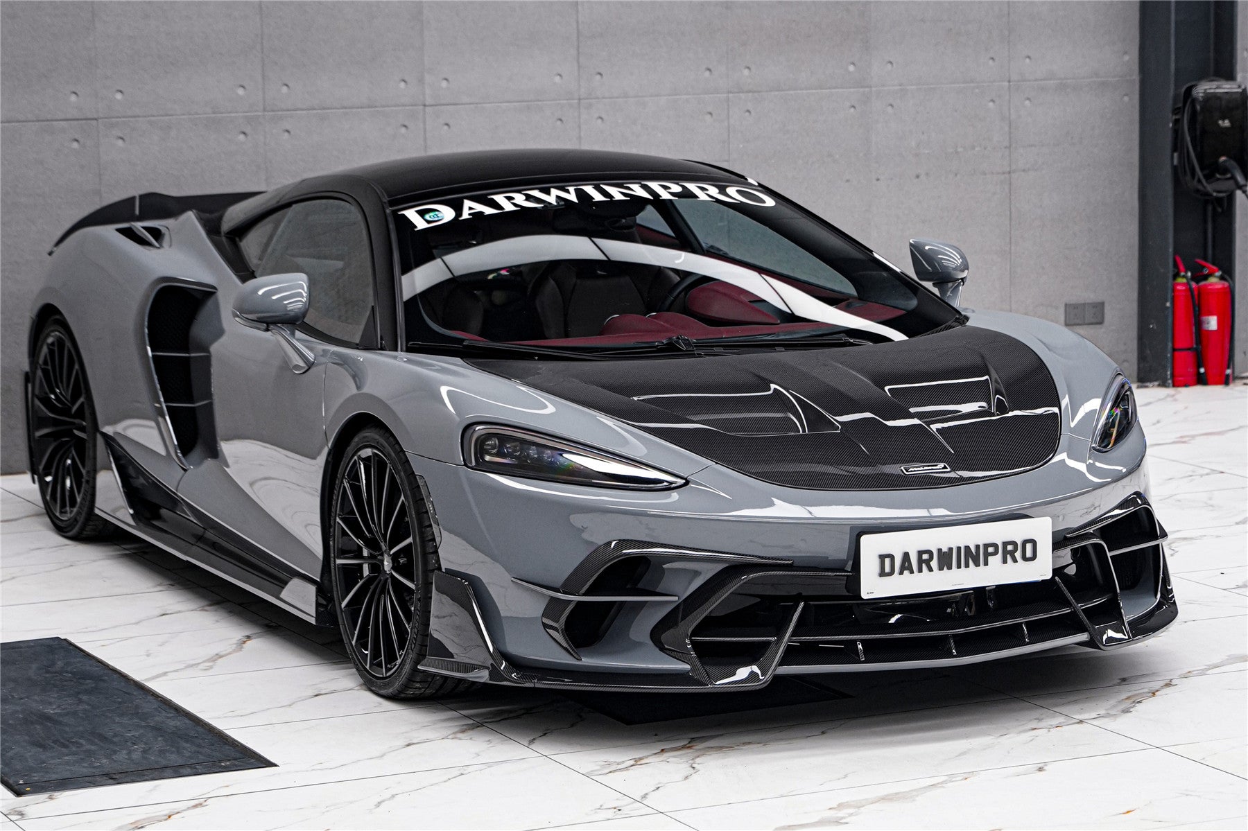 DarwinPRO 2019-UP McLaren GT BKSS Design Carbon Fiber Front Lip | Fits GT, GTS