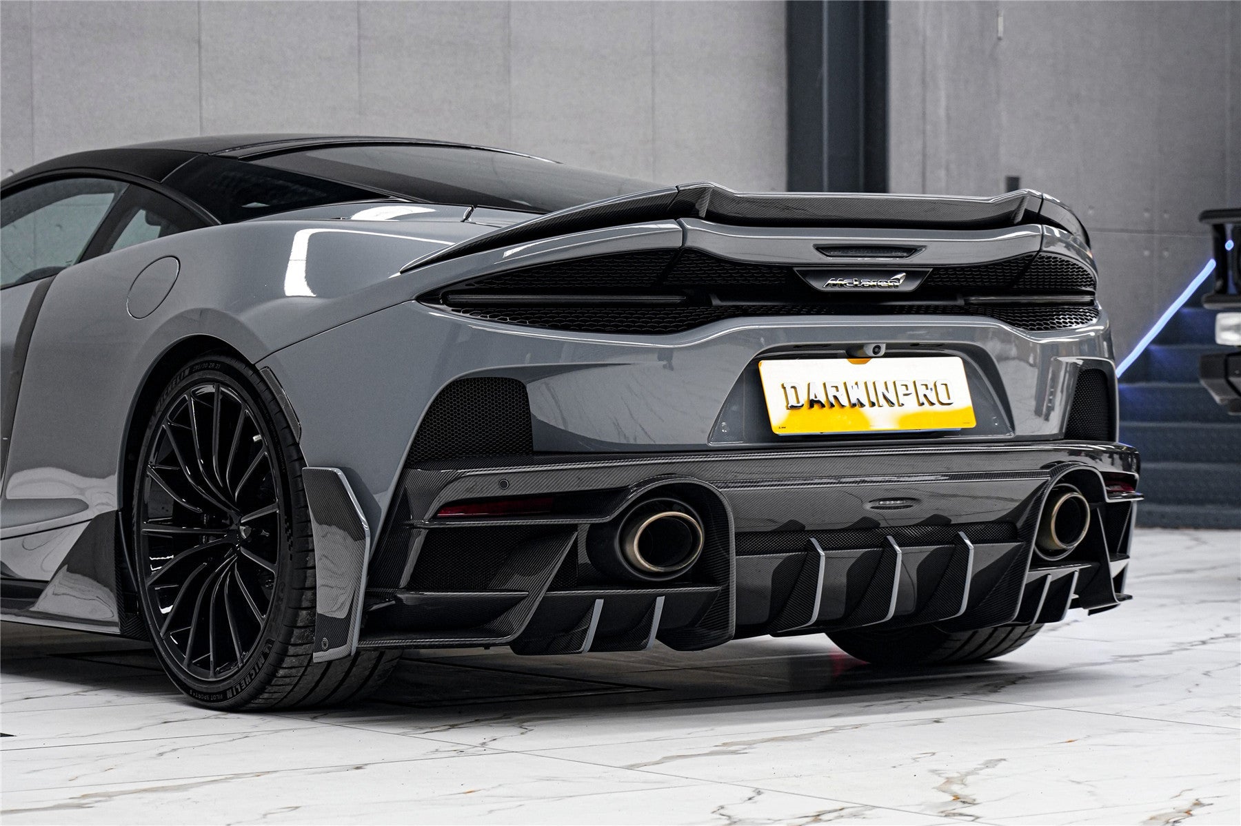Difusor trasero de fibra de carbono DarwinPRO para McLaren GT BKSS Design (2019-UP) | Compatible con GT y GTS