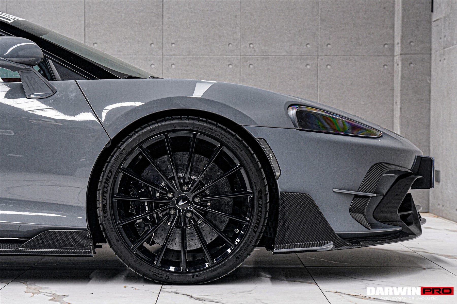 DarwinPRO 2019-UP McLaren GT BKSS Design Carbon Fiber Front Lip | Fits GT, GTS