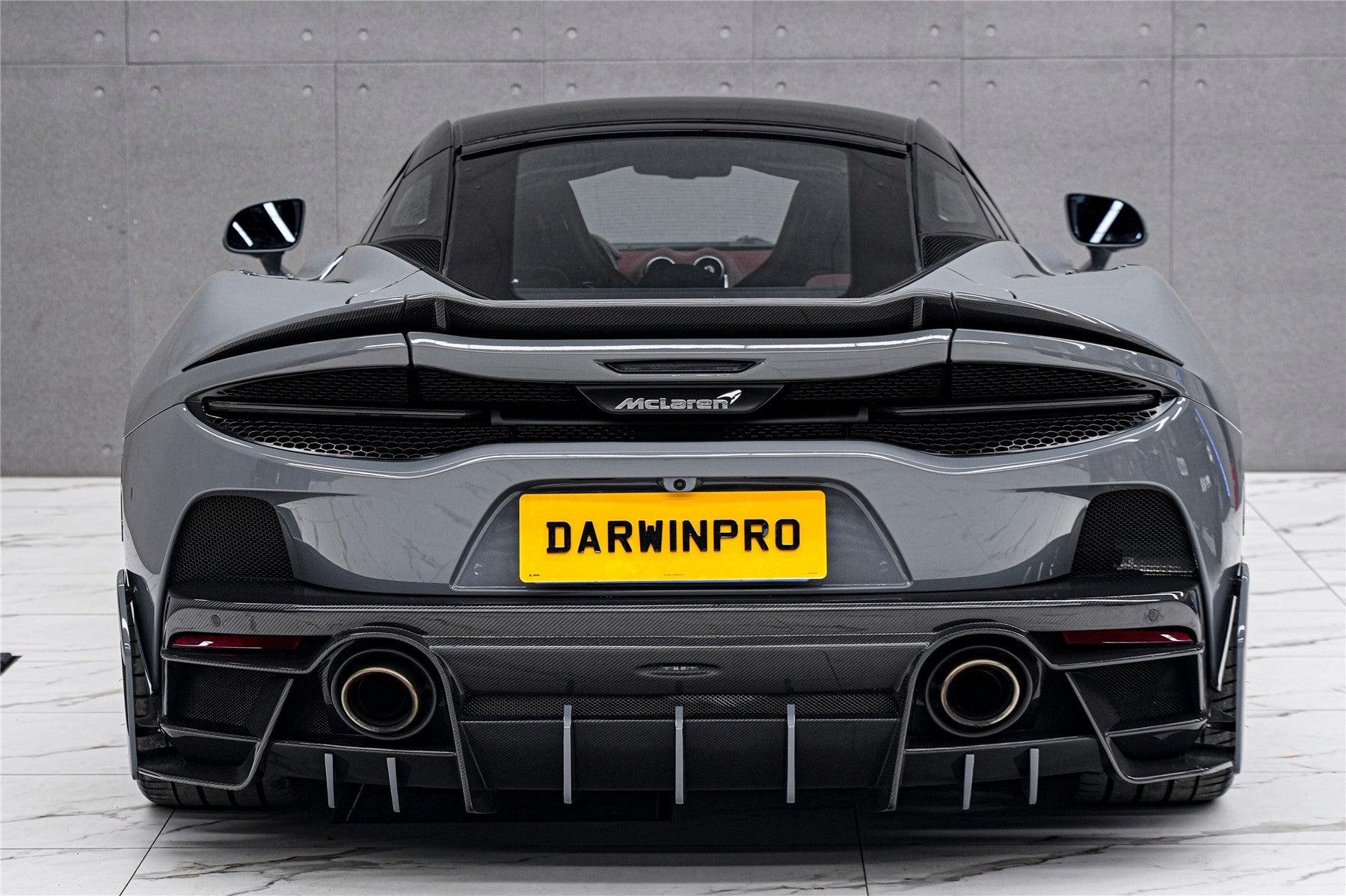 Difusor trasero de fibra de carbono DarwinPRO para McLaren GT BKSS Design (2019-UP) | Compatible con GT y GTS