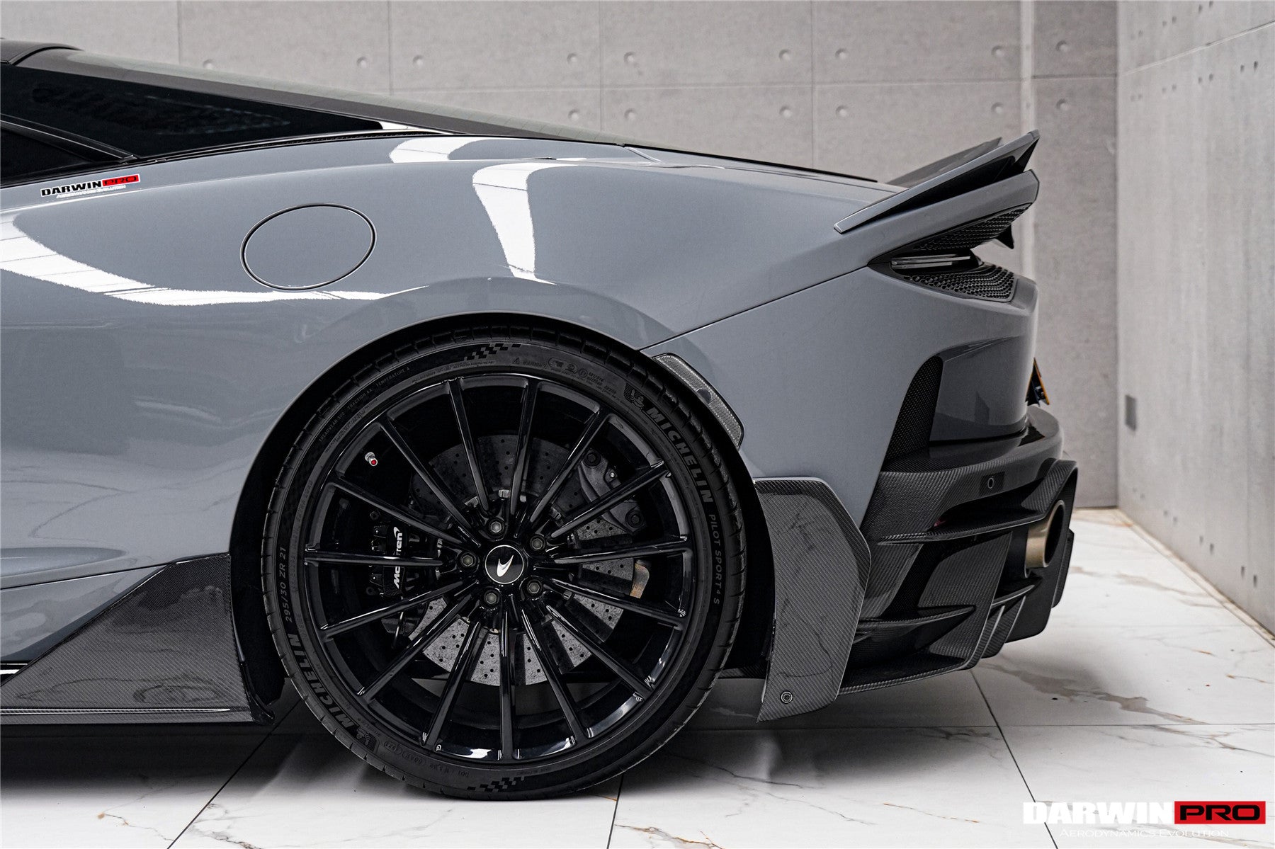 Difusor trasero de fibra de carbono DarwinPRO para McLaren GT BKSS Design (2019-UP) | Compatible con GT y GTS