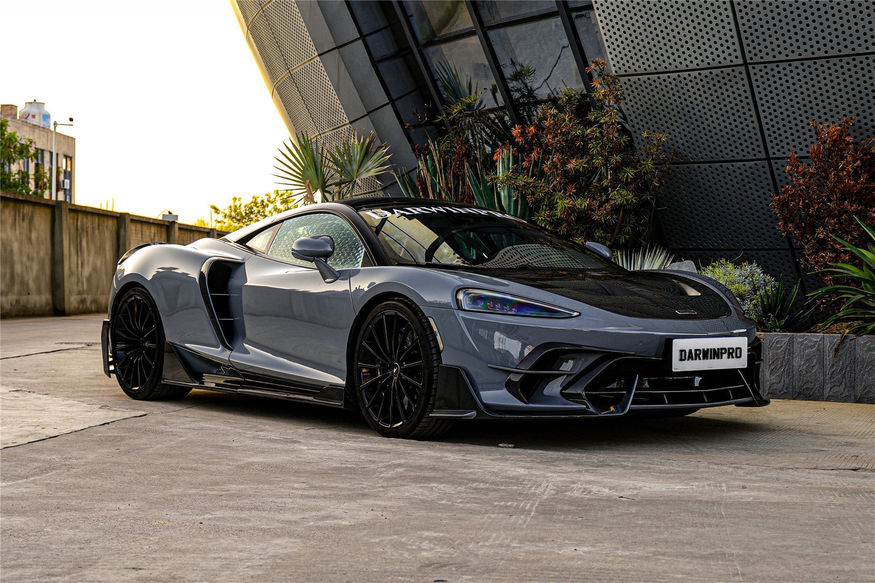 DarwinPRO 2019-UP McLaren GT BKSS Design Carbon Fiber Quarter Panel Side Scoops | Fits GT, GTS