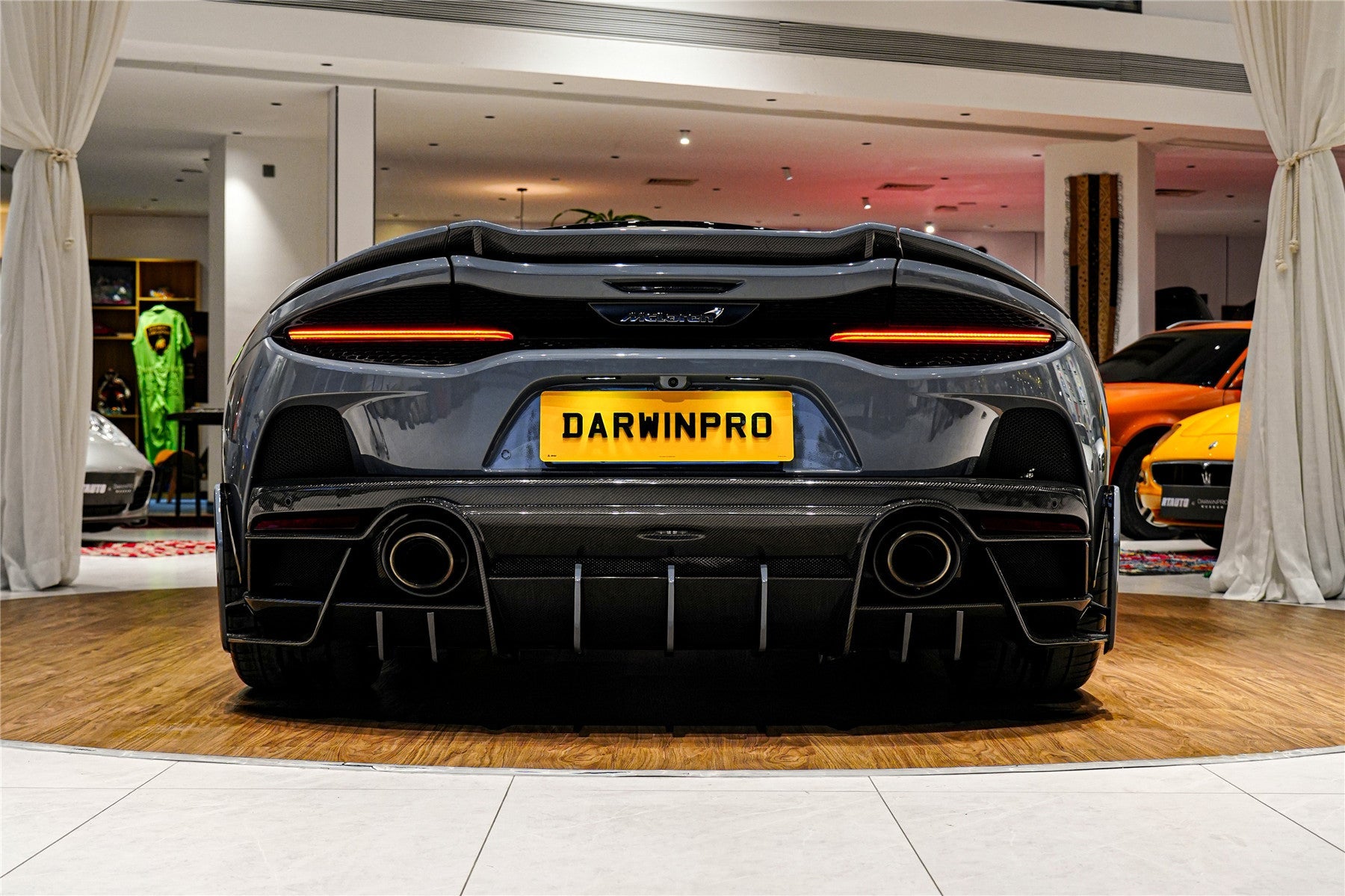 Difusor trasero de fibra de carbono DarwinPRO para McLaren GT BKSS Design (2019-UP) | Compatible con GT y GTS