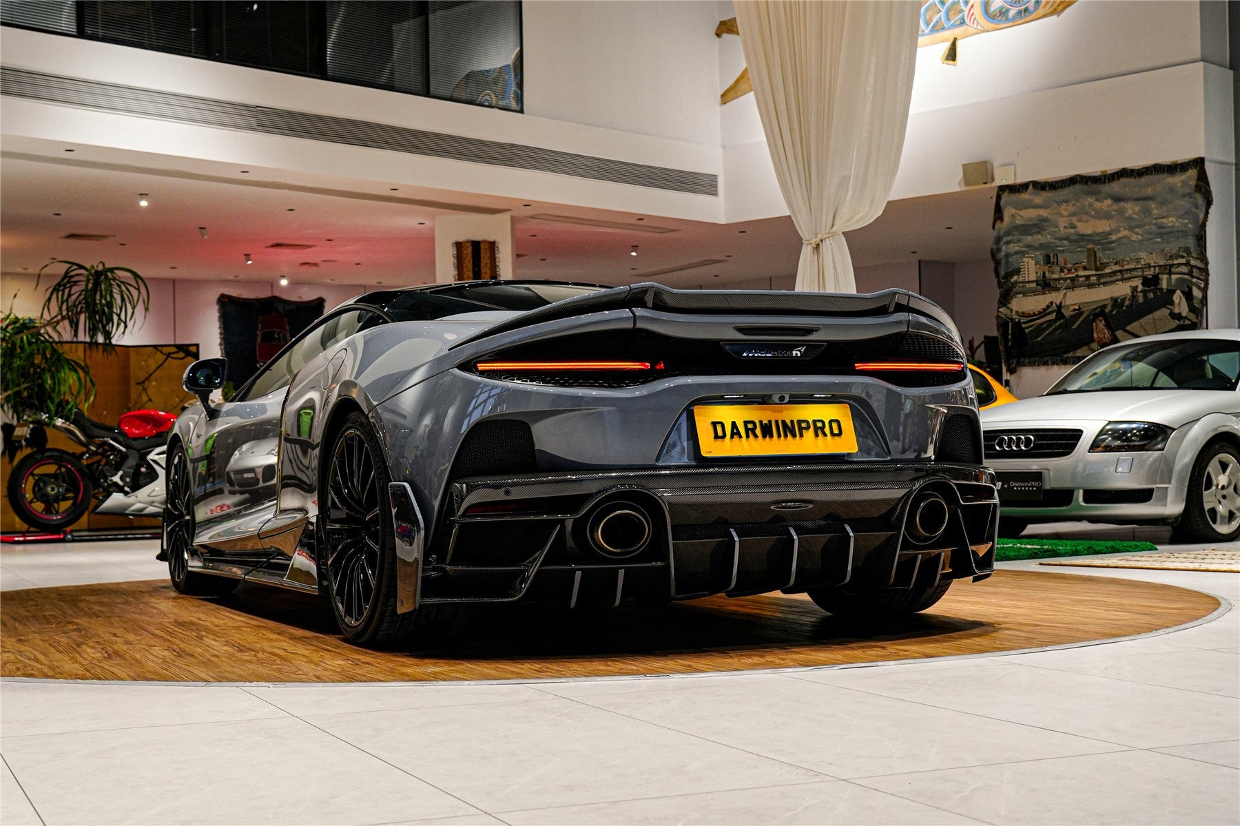 Difusor trasero de fibra de carbono DarwinPRO para McLaren GT BKSS Design (2019-UP) | Compatible con GT y GTS