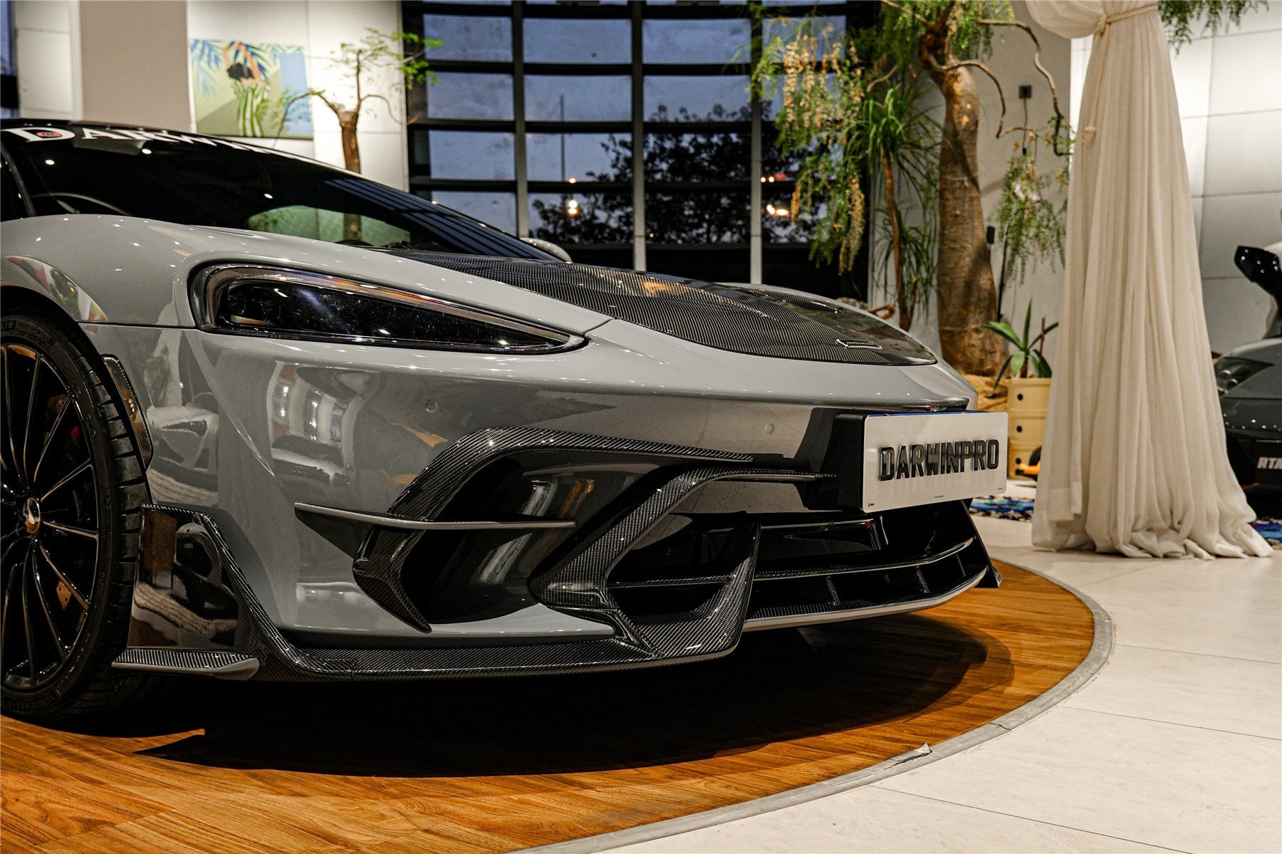 DarwinPRO 2019-UP McLaren GT BKSS Design Carbon Fiber Front Lip | Fits GT, GTS