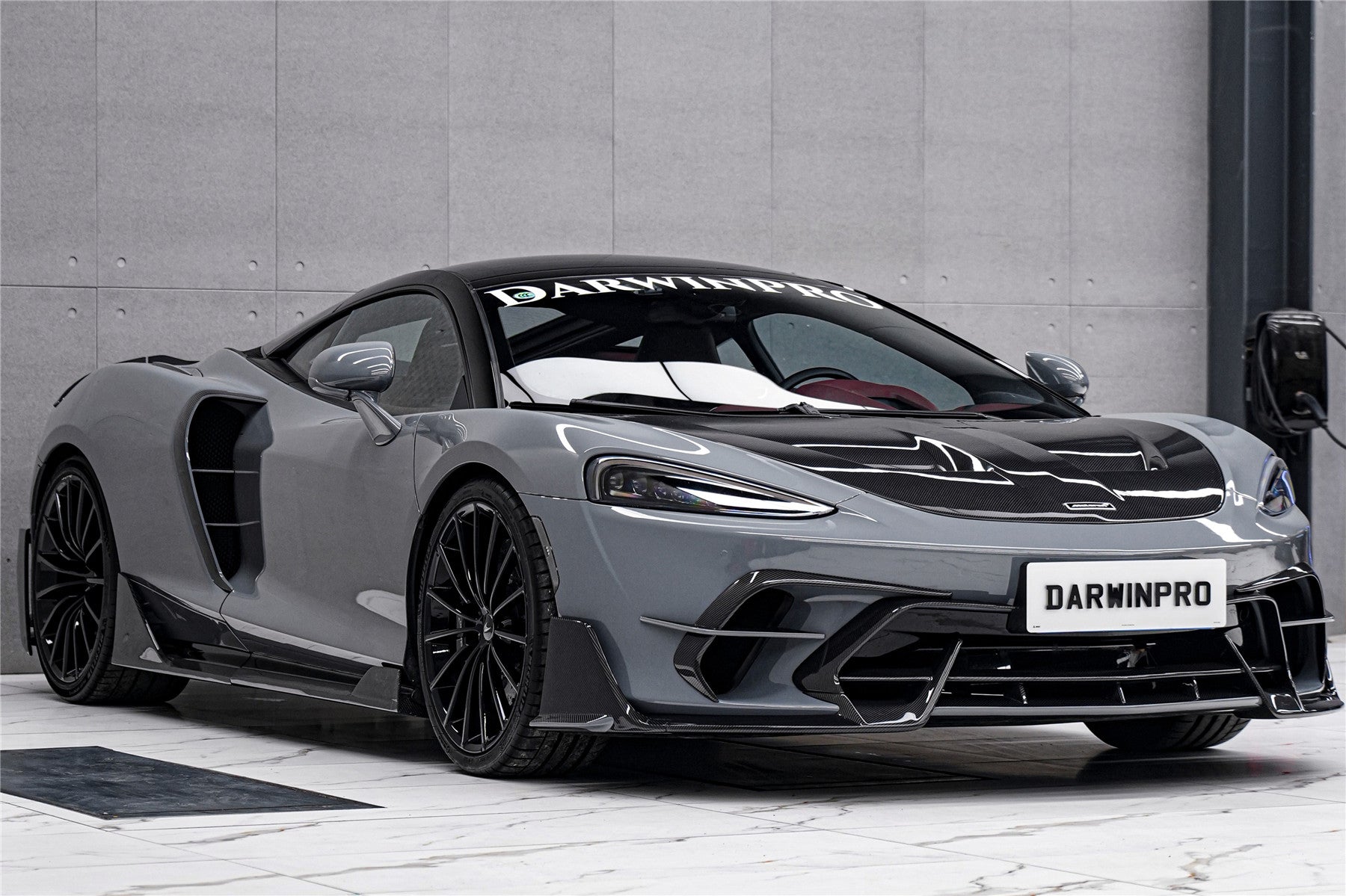 DarwinPRO 2019-UP McLaren GT BKSS Design Carbon Fiber Quarter Panel Side Scoops | Fits GT, GTS