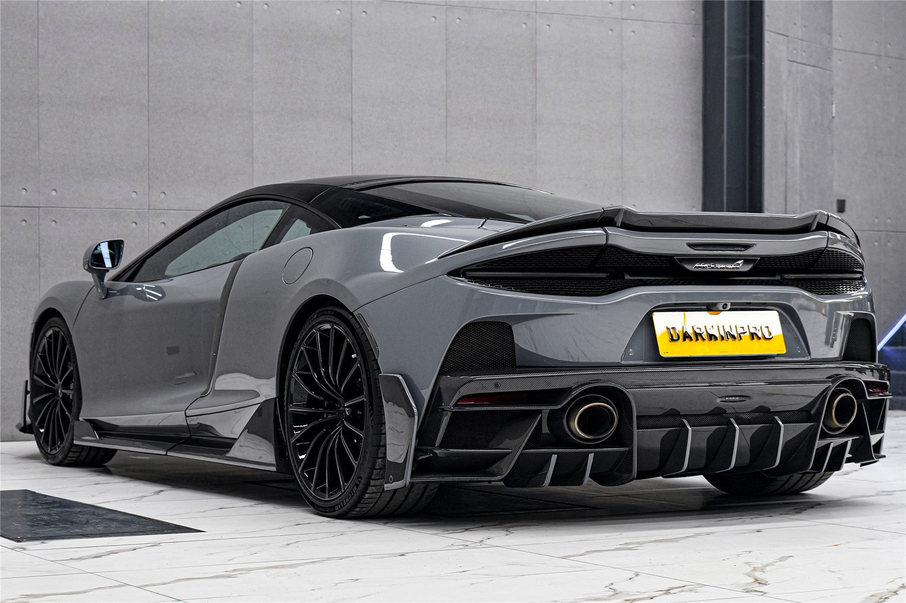 Difusor trasero de fibra de carbono DarwinPRO para McLaren GT BKSS Design (2019-UP) | Compatible con GT y GTS