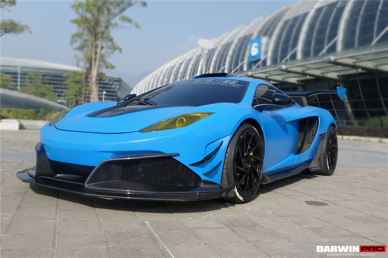DarwinPRO 2011-2014 McLaren MP4 12C 650S Rebel Performance Style Carbon Fiber Side Skirts