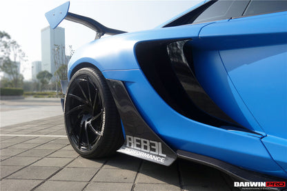 DarwinPRO 2011-2014 McLaren MP4 12C 650S Rebel Performance Style Carbon Fiber Side Skirts