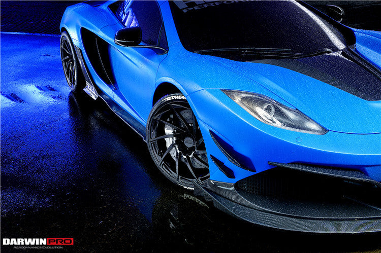 DarwinPRO 2011-2014 McLaren MP4 12C 650S Rebel Performance Style Carbon Fiber Side Skirts