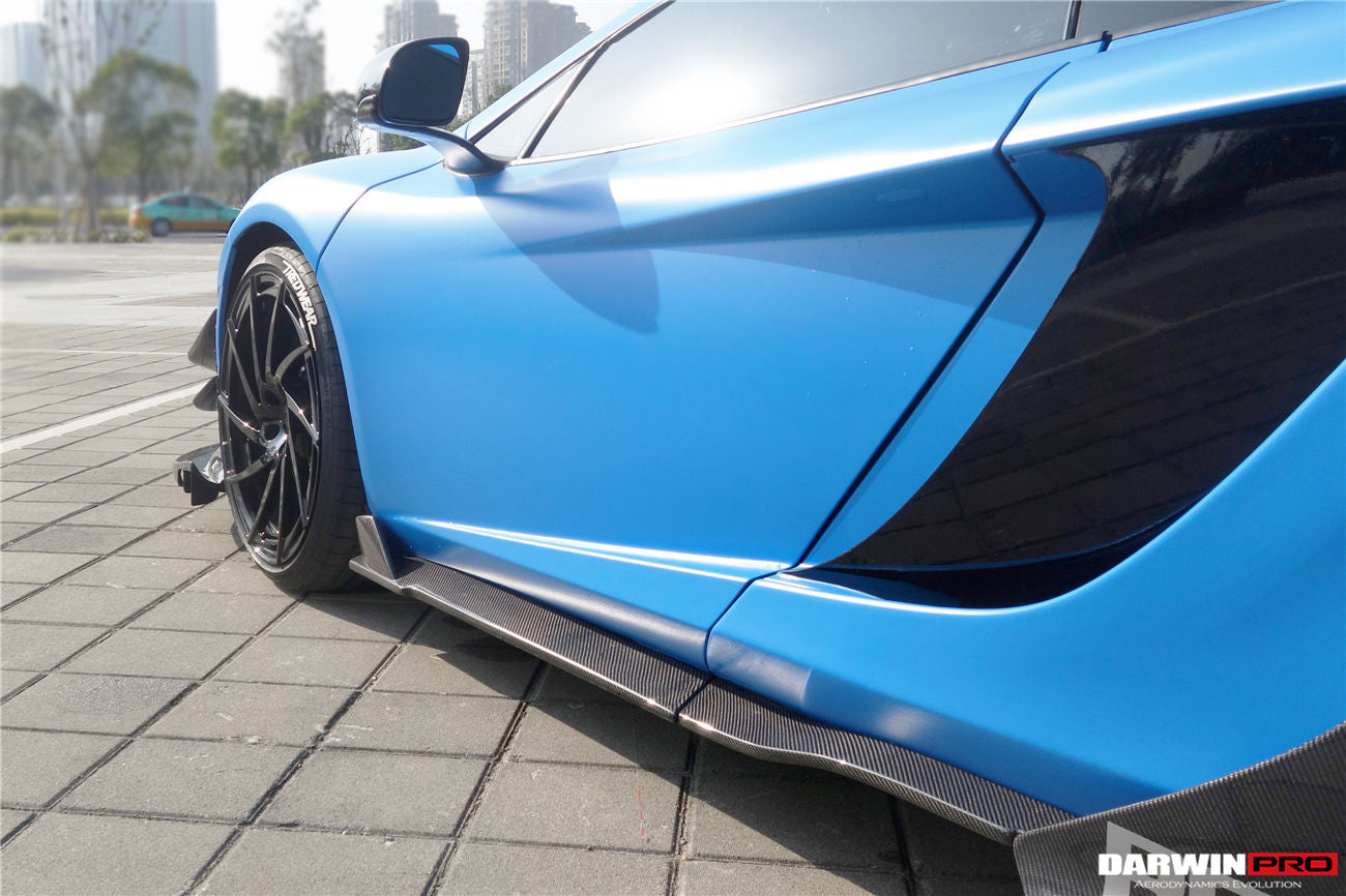 DarwinPRO 2011-2014 McLaren MP4 12C 650S Rebel Performance Style Carbon Fiber Side Skirts