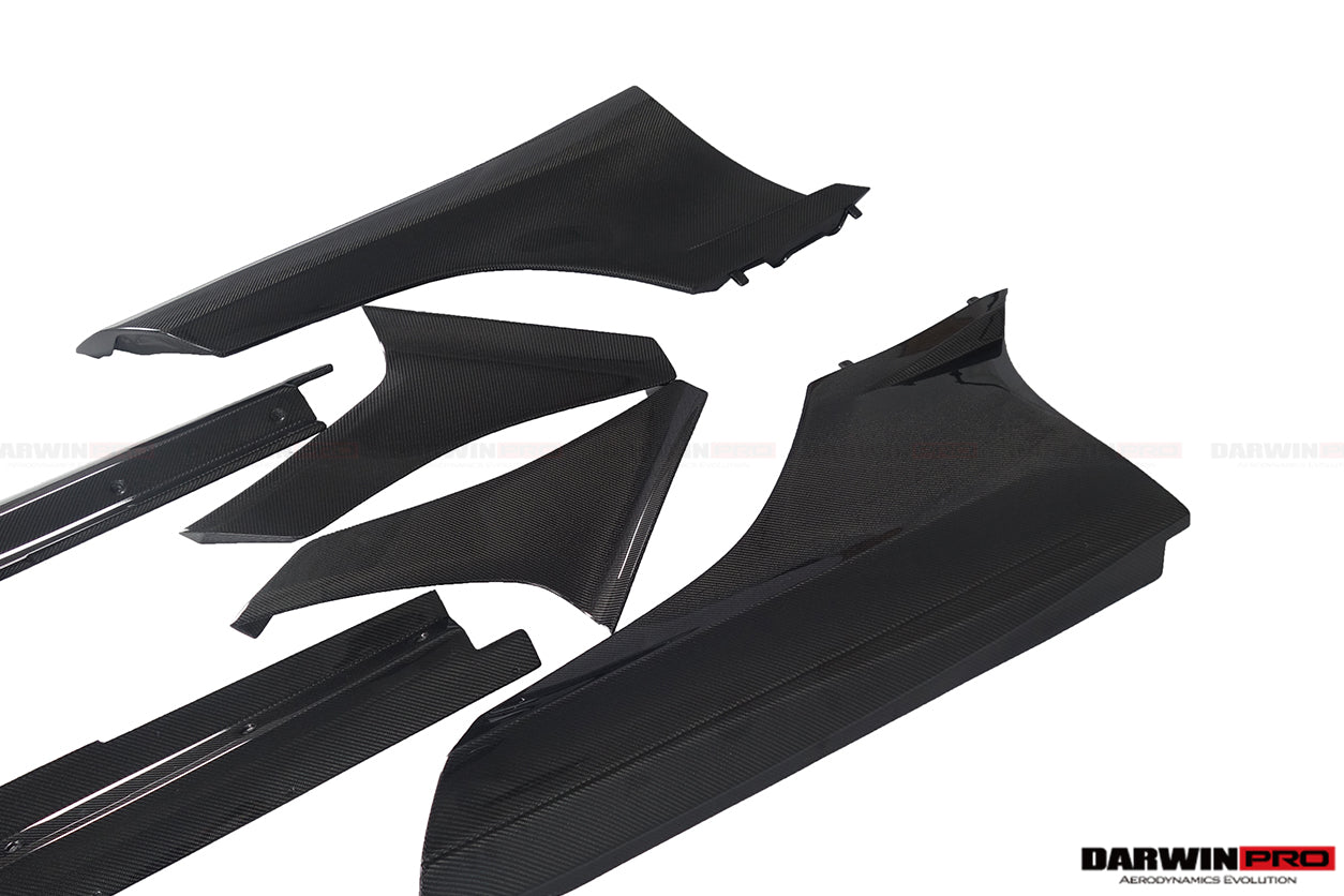 DarwinPRO 2011-2014 McLaren MP4 12C 650S Rebel Performance Style Carbon Fiber Side Skirts