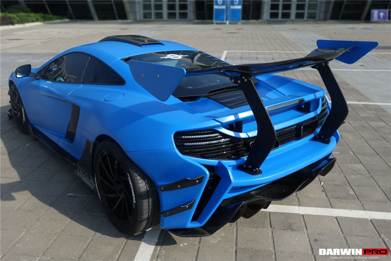 DarwinPRO 2011-2017 McLaren MP4 12C 650S Rebel Performance Style Carbon Fiber Trunk Spoiler Wing