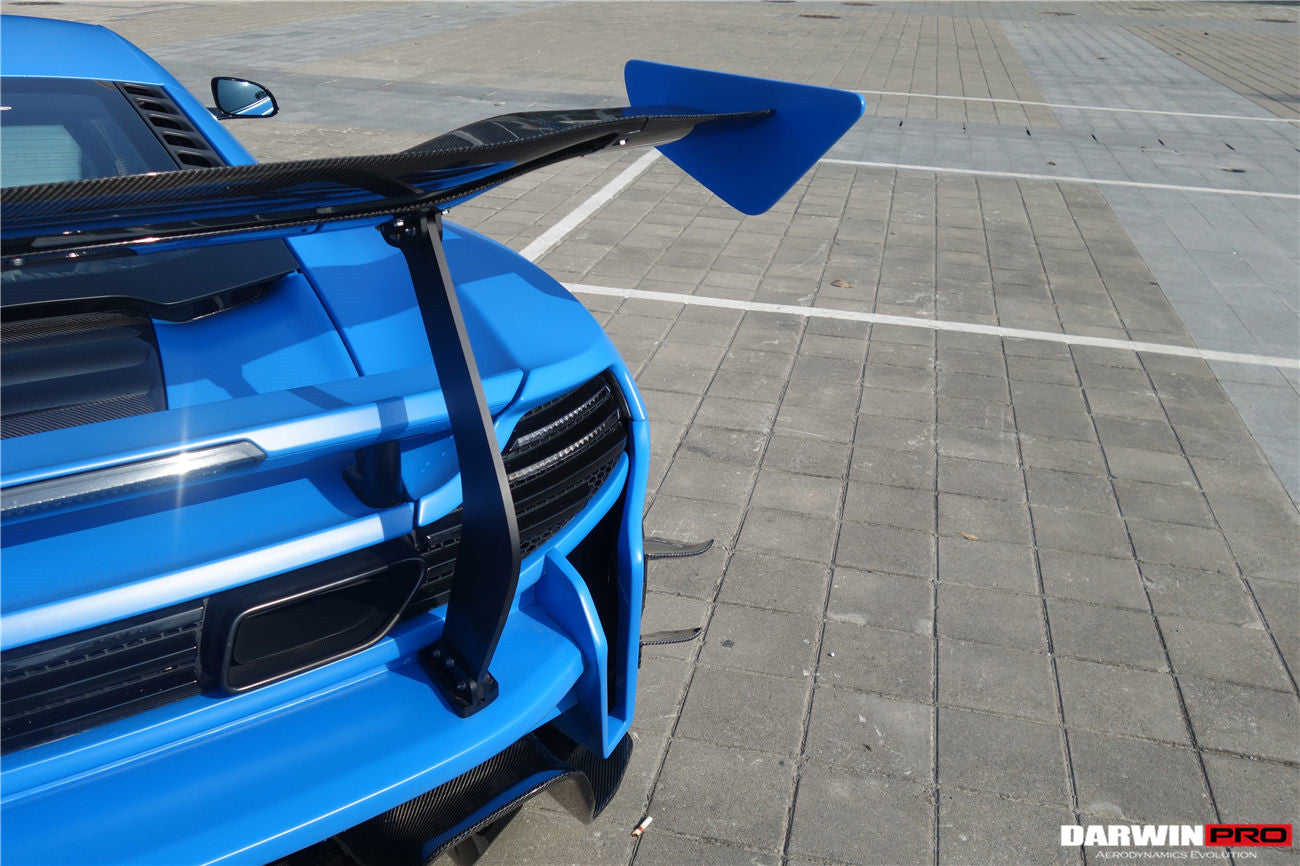 DarwinPRO 2011-2017 McLaren MP4 12C 650S Rebel Performance Style Carbon Fiber Trunk Spoiler Wing
