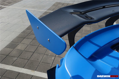DarwinPRO 2011-2017 McLaren MP4 12C 650S Rebel Performance Style Carbon Fiber Trunk Spoiler Wing