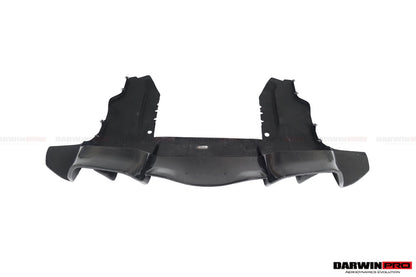 DarwinPRO 2011-2017 McLaren MP4 12C 650S Rebel Performance Style Partial Carbon Fiber Rear Bumper