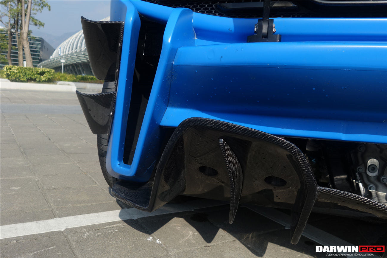 DarwinPRO 2011-2017 McLaren MP4 12C 650S Rebel Performance Style Partial Carbon Fiber Rear Bumper