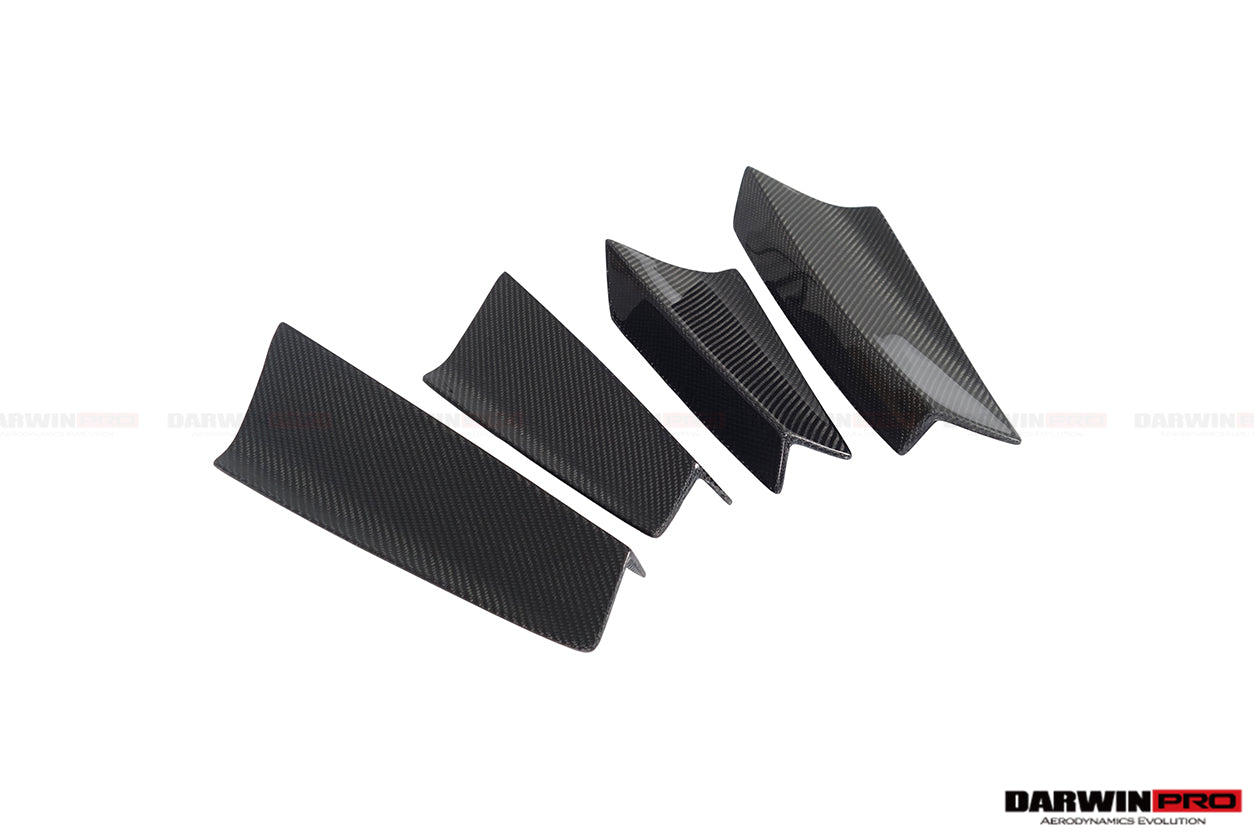 DarwinPRO 2011-2017 McLaren MP4 12C 650S Rebel Performance Style Partial Carbon Fiber Rear Bumper