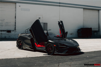 DarwinPRO Se²NWB Style Carbon Fiber Side Skirts | 2017-2023 McLaren 720s