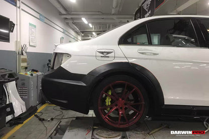 Kit de carrocería completa DarwinPRO 2012-2014 Mercedes Benz W204 C63 AMG Sedán estilo BKSS