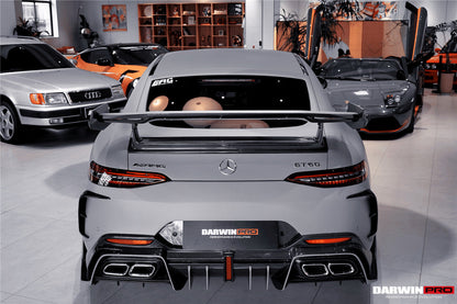 Parachoques trasero de fibra de carbono DarwinPRO 2019-2024 Mercedes Benz AMG GT50 GT53 GT43 GT63 GT63S 4 puertas Coupé X290 IMP Ver.2