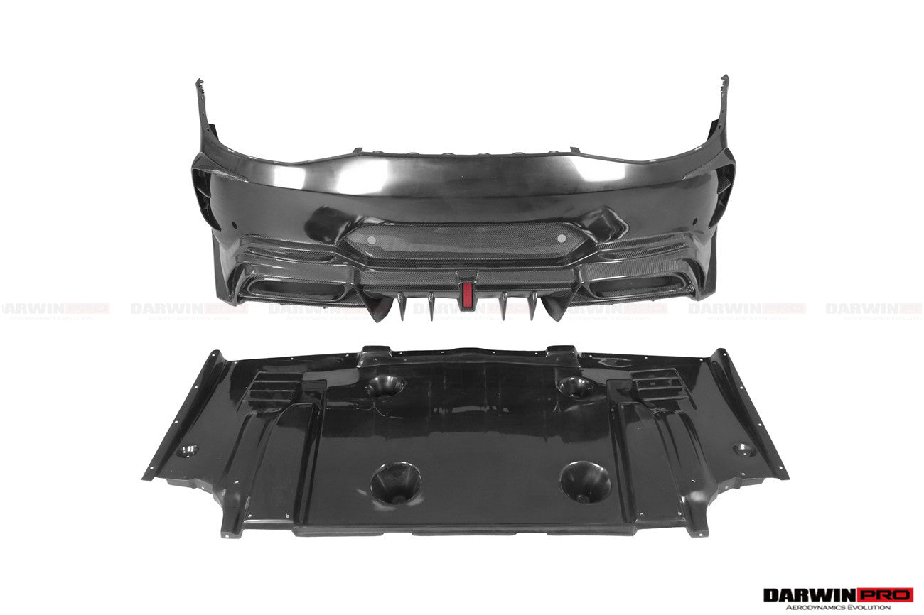 Parachoques trasero de fibra de carbono DarwinPRO 2019-2024 Mercedes Benz AMG GT50 GT53 GT43 GT63 GT63S 4 puertas Coupé X290 IMP Ver.2