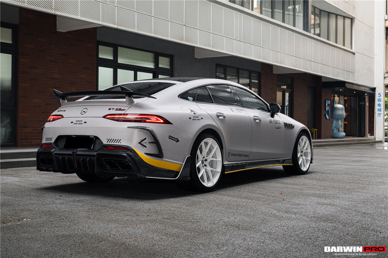 Parachoques trasero de fibra de carbono DarwinPRO 2019-2024 Mercedes Benz AMG GT50 GT53 GT43 GT63 GT63S 4 puertas Coupé X290 IMP Ver.2