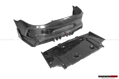 Parachoques trasero de fibra de carbono DarwinPRO 2019-2024 Mercedes Benz AMG GT50 GT53 GT43 GT63 GT63S 4 puertas Coupé X290 IMP Ver.2