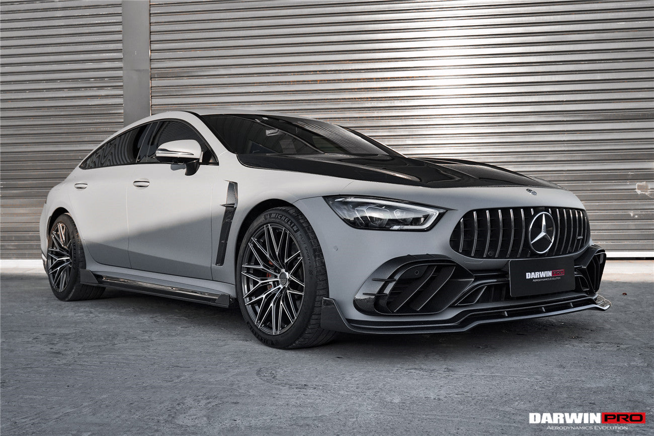 DarwinPRO 2019-2024 Mercedes Benz AMG GT50 GT53 GT43 4Door Coupe X290 IMP Performance Carbon Fiber Front Bumper Vent Trims