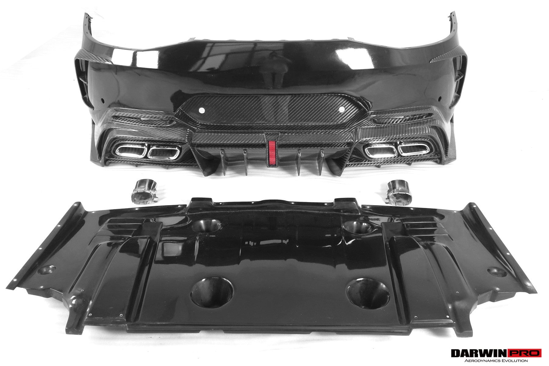 Parachoques trasero de fibra de carbono DarwinPRO 2019-2024 Mercedes Benz AMG GT50 GT53 GT43 GT63 GT63S 4 puertas Coupé X290 IMP Ver.2